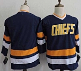 Customized Youth Hanson Brothers Blue Winter Classic Stitched Movie Jersey,baseball caps,new era cap wholesale,wholesale hats